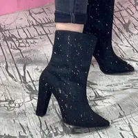 نیم بوت مجلسی تمام نگین نو سایز۳۸