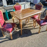 میز نهارخوری 4نفره درحدنو|میز و صندلی غذاخوری|سبزوار, طبرسی (جعفرآباد)|دیوار