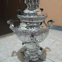 سماور ۵ لیتری قلم کاری|سماور، چای‌ساز، قهوه‌ساز|تبریز, |دیوار