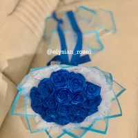 دسته گل شاین دار کاربنی|گل مصنوعی|ارومیه, |دیوار