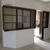 ست ویترین شیشه ای mdf سالم درحد نو