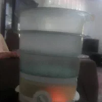 بخار پز تفال سفید سه طبقه کشور چین 900w|ظروف پختوپز|بومهن, |دیوار