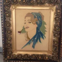 تابلوفرش دستبافت گل ابریشم