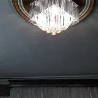 فروش لوستر سقفی LED دار چند رنگ سالم|لوستر و چراغ آویز|همدان, |دیوار