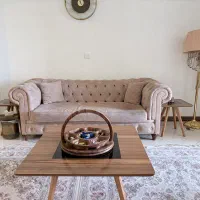 مبل راحتی ۵ نفره و نیمه استیل ۸ نفره