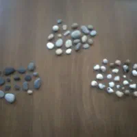 صدف و سنگ های خوشگل