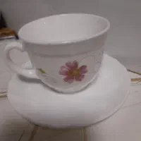 یک دست فنجان ونعلبکی ارکوپال فرانسه|ظروف سرو و پذیرایی|تهران, درب دوم|دیوار