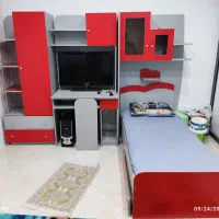 تخت و کمد نوجوانی|تخت و سرویس خواب|کهریزک, |دیوار