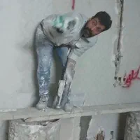 گچکاری،دیوار چینی تخریب بازسازی با هیلتی جوشکاری