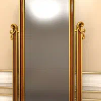 آینه قدی و ایستاده تمام چوب راش|آینه|تبریز, |دیوار