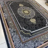 فرش ۳ در ۴ مانلی سرمه ای نگین مشهد|فرش|جیرفت, |دیوار