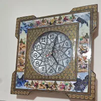 ساعت مینا کاری قلم زنی برنجی