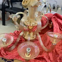 لوستر ۶ شاخه مورانو وارداتی