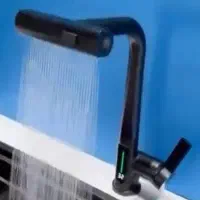 شیرالات اشپزخانه بارنگبندی سفید مات مشکی