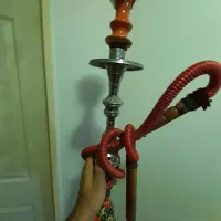 قلیان برنجی حاج اوغلی قلم زنی