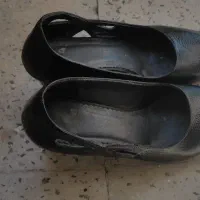 کفش چرم مشکی