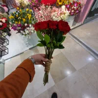 گل رز مصنوعی شاخه ای ۶۵ تمن