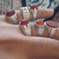انگشتر نقره جواهر
