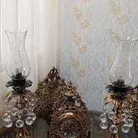 ساعت و شمعدان دکوری