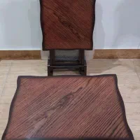 میز پذیرایی ۴ تایی تاشو ،چوب MDF پولیشی