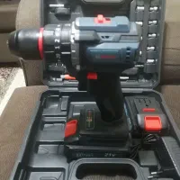 دریل شارژی بوش با کیف حمل و لوازم