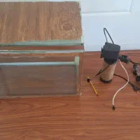 آکواریوم ۳۸ لیتری بهمراه پمپ آب، بخاری و دماسنج|ماهی|بیرجند, |دیوار