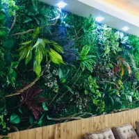 اجرای تخصصی گل ارایی گرین وال و درخت شکوفه