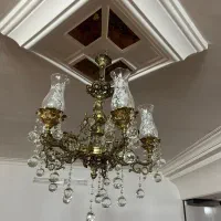 لوستر تمام برنج|لوستر و چراغ آویز|مشهد, شاهد (شهرک غرب)|دیوار