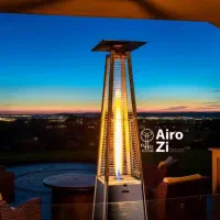 هیتر هرمی گازی کپسولی و شهری استنلس استیل شیشه ای