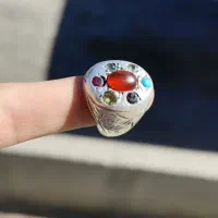 انگشتر ۷جواهر عتیقه