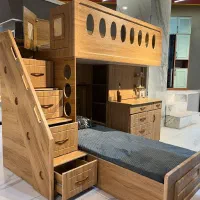 تخت ۲ طبقه رومینا|تخت و سرویس خواب|اندیشه, اندیشه فاز ۱|دیوار