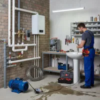 لوله کشی و نشت یابی وتعمیرات آبگرمکن پکیج