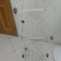 دو عدد قفسه فلزی معاوضه دارم|کتابخانه، شلف، قفسههای دیواری|هشتگرد, فاز ۲ مهستان|دیوار