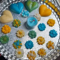 شمع های تزئینی و با ظرافت