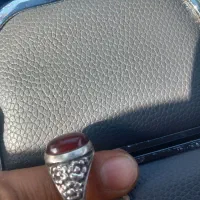 انگشتر عقیق دست ساز