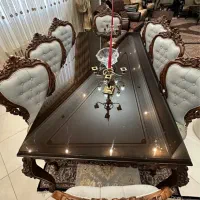 مبل استیل ۹ نفر با ناهار خوری|مبلمان خانگی و میز عسلی|تبریز, |دیوار