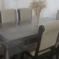 میز نهار خوری شش نفره|میز و صندلی غذاخوری|آشخانه, |دیوار