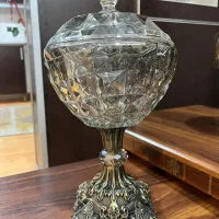 شکلات خوری پایه دار بلور شامپاینی مدل اکو مارین