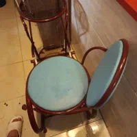 میز تلفن صندلی دار