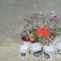 سطل و دبه|ظروف نگهدارنده، پلاستیکی، یک‌بارمصرف|کبودرآهنگ, |دیوار