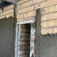 انجام کار شیب بندی پلاستر دیوار چینی
