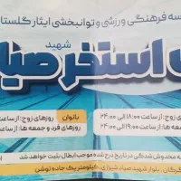 بلیط استخر صیاد شیرازی (توشن)/ نصفه قیمت