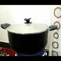 قابلمه گرانیتی اصل سایز۲۸+رگلاتورگازهمراه شلنگ گاز