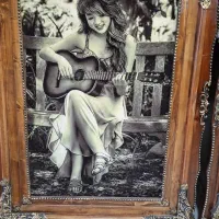 تابلو فرش دست بافت چله ابریشمی