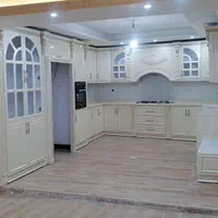 کابینت اشپزخانه ام دی اف تمام چوب و ممبران|مصالح و تجهیزات ساختمان|قم, انسجام|دیوار