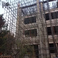 کار متری داربست با لوله و بدون لوله