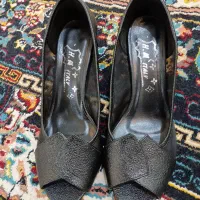 کفش مجلسی سایز 39 پاشنه 5سانت جنس ترک