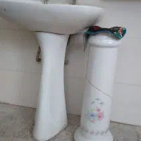 سنگ روشویی بزرگ تمیز و سالم