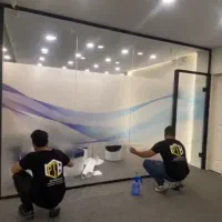 مات کن شیشه شبرنگ روزرنگ استیکر دودی تابلوسازی