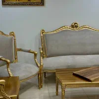 مبلمان استیل قو مبل چوبی|مبلمان خانگی و میز عسلی|تهران, اختیاریه|دیوار